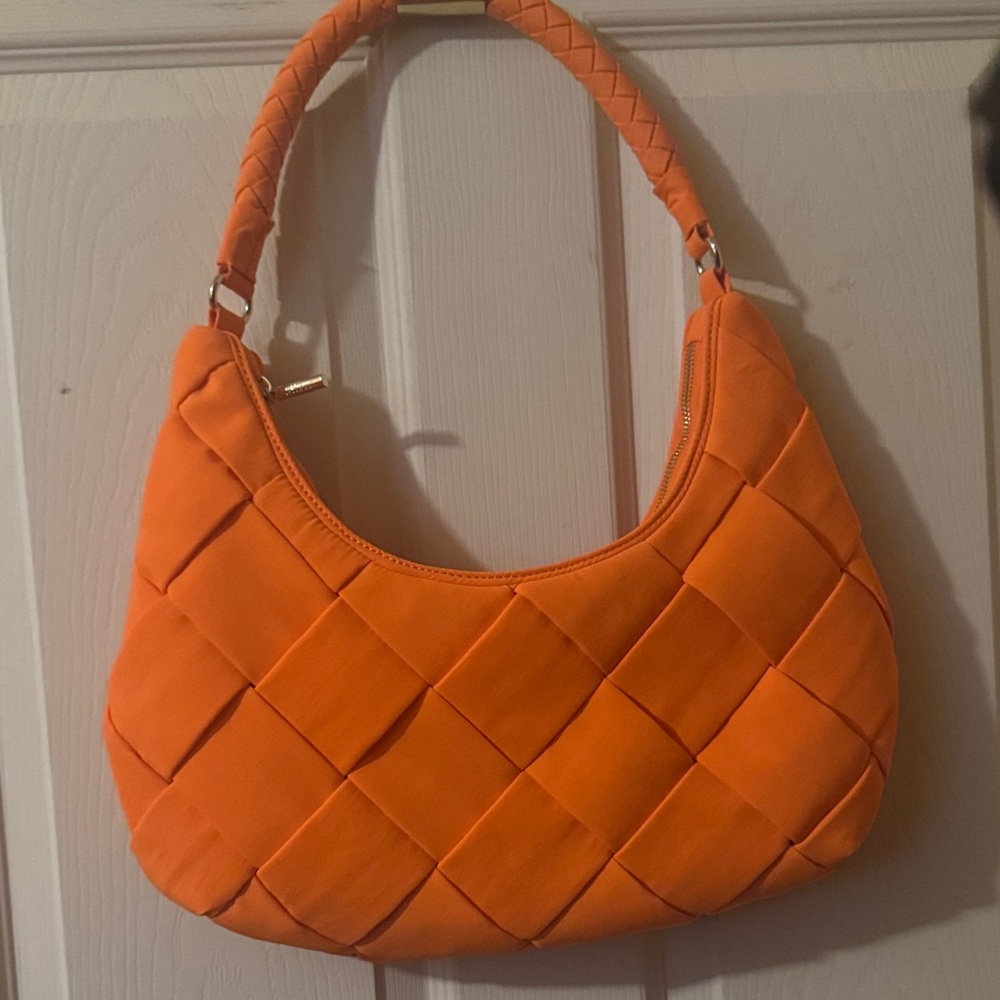 Jason Wu Vibrant Orange Woven Hobo Bag